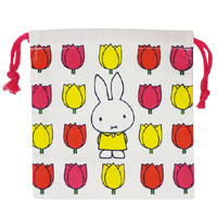 巾着袋S
[pink/650A]
(miffy and tulips)