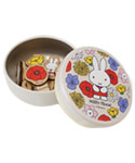 ウッドピンチ5個セット
[缶ケース付きA/白缶]
(Miffy Floral)