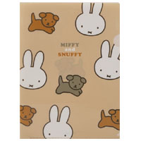 A4クリアファイル
 [beige/BA23-21]
(MIFFY and SNUFFY)