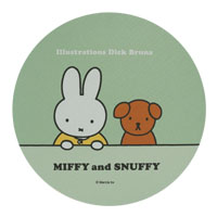 マウスパッド
[GR/ラウンド]
(MIFFY and SNUFFY)