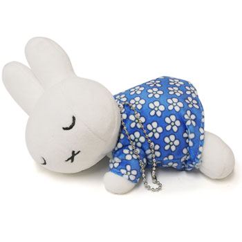 すやすやフレンド
マスコットキーホルダー
(miffy blue dress)
