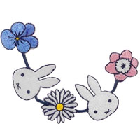 2WAYワッペン
[ライン]
(Miffy Floral)