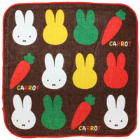 ミニタオル
[BR ブラウン]
(miffy carrot)