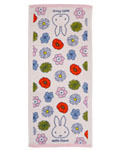 フェイスタオル
[PⅠ/ホワイト]
(Miffy Floral)