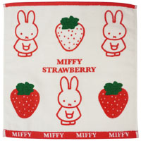 ウォッシュタオル
(miffy strawberry)