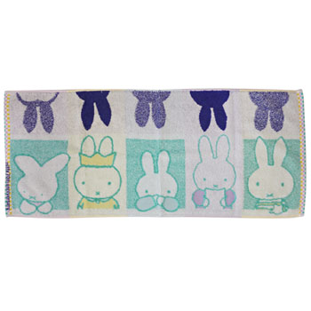 フェイスタオル
[Blue/historyならび]
(miffy 70th)