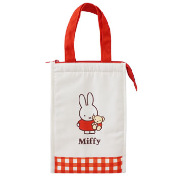 保温保冷マチ付きトート
[RD/Miffy]
(ギンガムシリーズ)