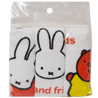 おしぼり3枚セット
[MF820]
(miffy and friends)