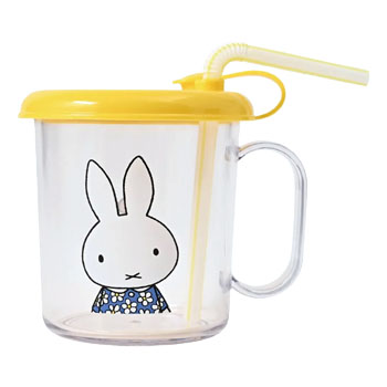 ストロー付コップ
[MF962]
(ミッフィーとお花)