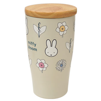 木蓋付ステンレスタンブラー
(miffy bloom)