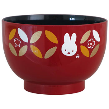 塗汁椀
[赤]
(ミッフィー七宝紋)