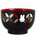塗汁椀
[黒]
(ミッフィー七宝紋)