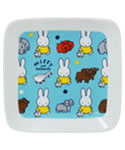 スクエア小皿
[ブルー]
(miffy and Animals)