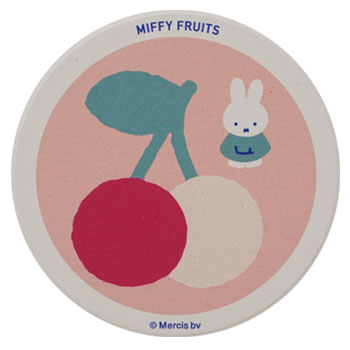 陶製吸水コースター
[ピンク]
(MIFFY FRUITS)