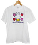 Tシャツ
[ホワイト/Mサイズ]
(miffy and tulips)