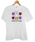 Tシャツ
[ホワイト/Mサイズ]
(miffy and tulips)