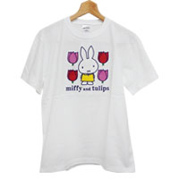 Tシャツ
[ホワイト/Mサイズ]
(miffy and tulips)