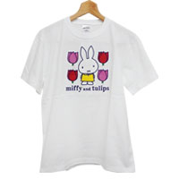 Tシャツ
[ホワイト/Mサイズ]
(miffy and tulips)