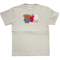 Tシャツ
[LBG/サンドベージュ]
(miffy and boris)