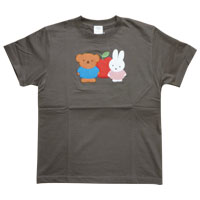 Tシャツ
[CH/チャコール]
(miffy and boris)