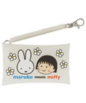 クリアマルチケースS
[WH ホワイト]
(maruko meets miffy)