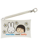 クリアマルチケースS
[WH ホワイト]
(maruko meets miffy)