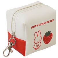ミニキューブポーチ
[white/BS23-54]
(miffy strawberry)