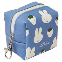 ミニキューブポーチ
[blue/BS23-55]
(miffy strawberry)