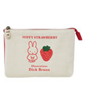 3ポケット
キャンパスポーチ
(miffy strawberry)