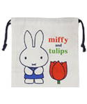 巾着袋S
[navy/650B]
(miffy and tulips)