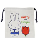 巾着袋S
[navy/650B]
(miffy and tulips)