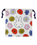 巾着袋S
[white/714A]
(Miffy Floral)