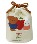 巾着袋S
[white/738A]
(miffy and boris)