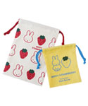 巾着セット
[2枚セット/BB23-2]
(miffy strawberry)