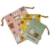 巾着3枚セット
(MIFFY and SNUFFY)