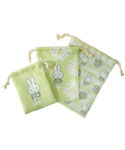 巾着3枚セット
[GR]
(pistachio & lavender)