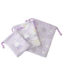巾着3枚セット
[PU]
(pistachio & lavender)