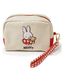 ワッペン ミニポーチ
[RD/Miffy]
(ギンガムシリーズ)