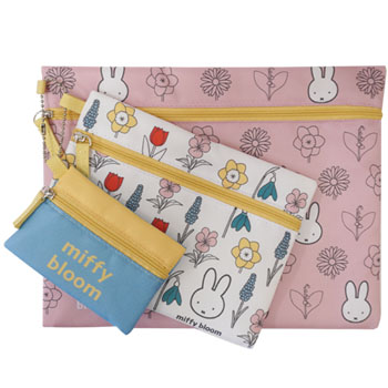 3連ポーチ
(miffy bloom)