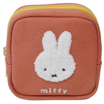 Wファスナーポーチ
[OR/フェイス]
(カラフルサガラシリーズ)