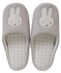 ギンガムワッペンスリッパ
[GY]
(miffy)