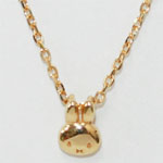 ミッフィーネックレス
[シルバー925]
(イエロー ゴールド)