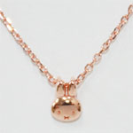 ミッフィーネックレス
[シルバー925]
(ピンク ゴールド)