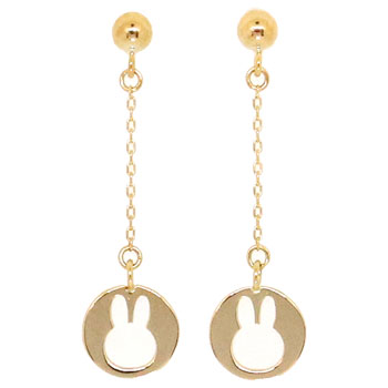 ミッフィーラウンドピアス
[K10YG]
(イエロー ゴールド)