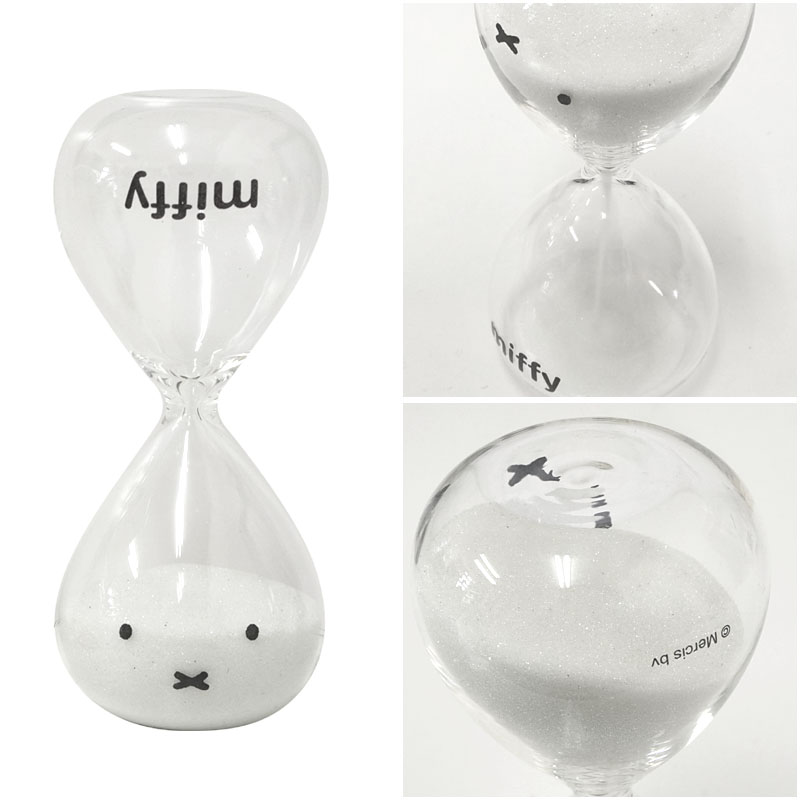 ディックブルーナオフィシャルショップ ブルーナ ブルーナ 砂時計 3分計 White おかお ディックブルーナオフィシャルショップ ブルーナ ブルーナ 砂時計 3分計 White おかお