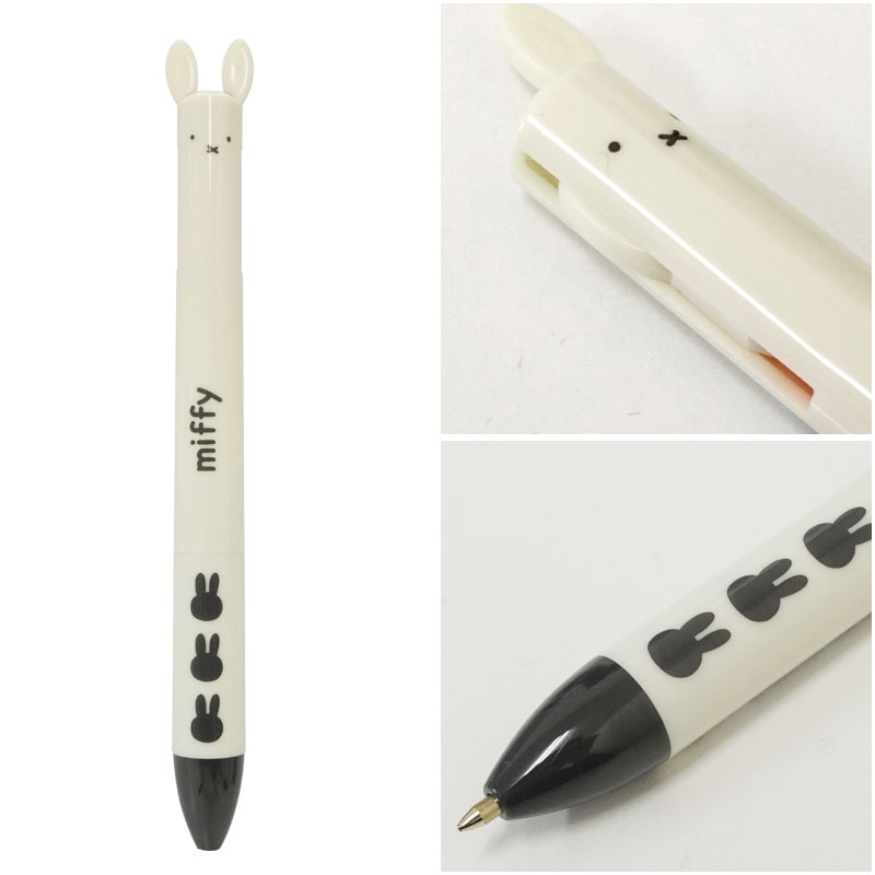 ディックブルーナオフィシャルショップ ブルーナ ブルーナ 耳ノックボールペン White 246a ミッフィーフェイス
