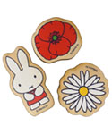 ウッドマグネット
[3個セット]
(Miffy Floral)