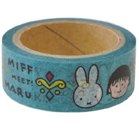 マスキングテープ
[blue/BW22-14]
(miffy meets maruko)