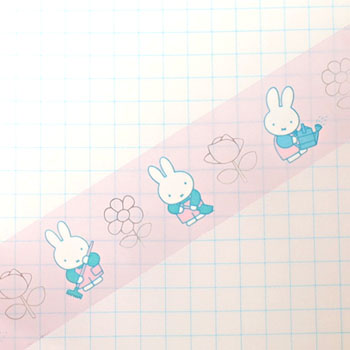 オーロラ箔
クリアマスキングテープ
[BM-483/flower](with miffy)