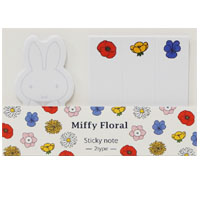 付箋A
[white/709A]
(Miffy Floral)